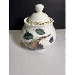 Queen's Hookers Fruit Fine Bone China Lidded Sugar Bowl Royal Horticultural Pear